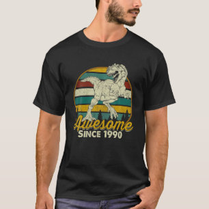 T-shirt Magnifique Depuis 1990 Anniversaire Dinosaure Part