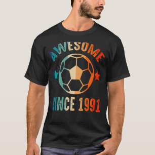 T-shirt Magnifique Depuis 1991 Escadron d'Anniversaire Fie