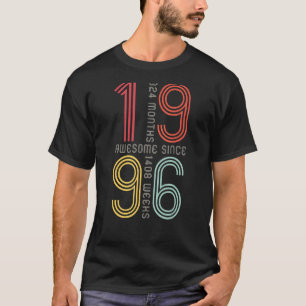 T-shirt Magnifique depuis 1996 27e anniversaire 27 ans Ret