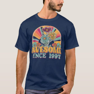 T-shirt Magnifique depuis 1997 25e anniversaire Retro Rain