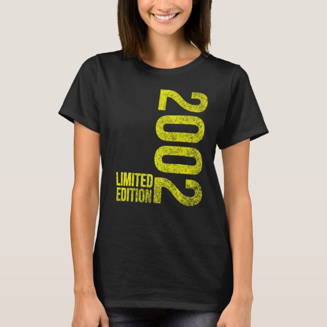 T-shirt Magnifique depuis 2002 20e anniversaire (Devant)