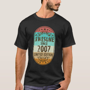 T-shirt Magnifique depuis 2007 15e anniversaire