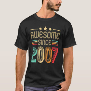 T-shirt Magnifique Depuis 2007 15ème anniversaire 15 ans R