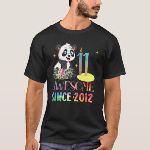 T-shirt Magnifique depuis 2011 11e anniversaire 11 ans Pan