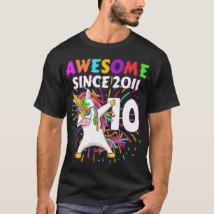 T-shirt Magnifique depuis 2011 Anniversaire chemise Unicor