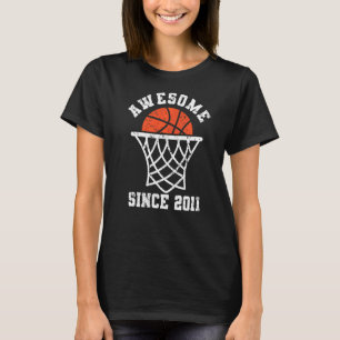 T-shirt Magnifique Depuis 2011 Basketball Enfants Basketba