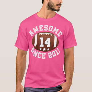 T-shirt Magnifique depuis 2011 Joueur de football 14 ans 1