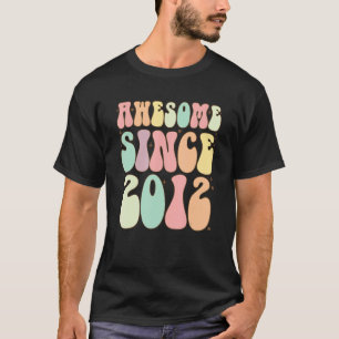 T-shirt Magnifique Depuis 2012 Anniversaire 10 Anniversair