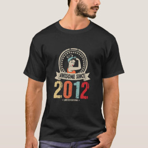 T-shirt Magnifique depuis 2012 Vintage 10ème anniversaire