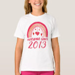 T-shirt Magnifique depuis 2013 Rainbow 9th Birthday Gift<br><div class="desc">Un design d'anniversaire léopard arc-en-ciel mignon qui dit Awesome Depuis 2013,  Un beau cadeau 9ème anniversaire pour filles et garçons votre fille,  petite-fille,  soeur,  Frère,  nièce,  cousin,  en tournant 9 ans qui est né en 2013.</div>