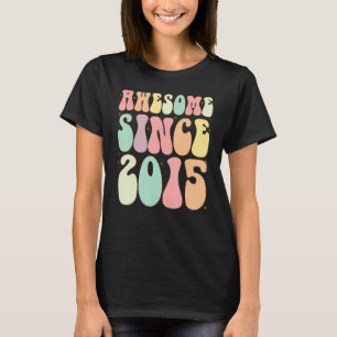 T-shirt Magnifique Depuis 2015 Anniversaire Chemise 7 Anni