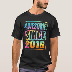 T-shirt Magnifique Depuis 2016 6 Ans 6e anniversaire Crava