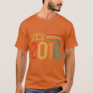T-shirt Magnifique depuis 2016 6 Ans Retro Vintage 6ème B
