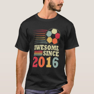 T-shirt Magnifique depuis 2016 6e anniversaire 6 ans Socce