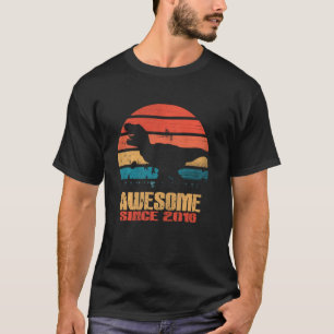 T-shirt Magnifique Depuis 2016 Dinosaur 3e anniversaire 3
