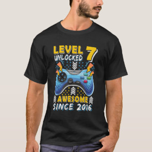 T-shirt Magnifique Depuis 2016 Gamer 7Th 7