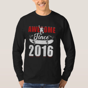 T-shirt Magnifique Depuis 2016 Tee 8 Skateboard Son My 8th