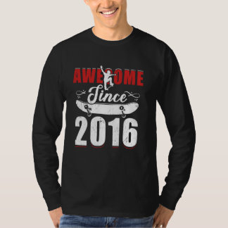 T-shirt Magnifique Depuis 2016 Tee 8 Skateboard Son My 8th