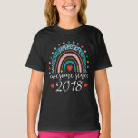 T-shirt Magnifique depuis 2018 mignon Rainbow 4th Birthday<br><div class="desc">Un design d'anniversaire léopard arc-en-ciel mignon qui dit Awesome Depuis 2018,  Un joli cadeau d'anniversaire de 4ème anniversaire pour filles et garçons votre fille,  petite-fille,  soeur,  frère,  nièce,  cousin,  à l'âge de 4 ans qui est né en 2018.</div>