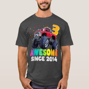 T-shirt Magnifique depuis 2019 3ème anniversaire Boy Monst