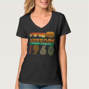 T-shirt Magnifique depuis août 1960 Grand-parents Annivers