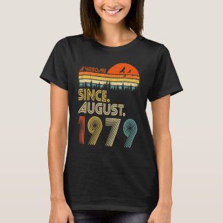 T-shirt Magnifique depuis août 1979 Vintage 43ème annivers