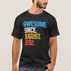 T-shirt Magnifique Depuis Août 1992 31 Ans 31 Ans