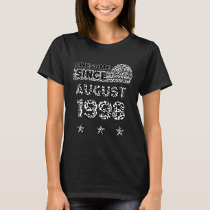 T-shirt Magnifique depuis août 1998 Leopard 1998 Août Birt