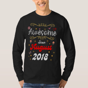 T-shirt Magnifique depuis août 2018 Fleurs et Butte d'anni