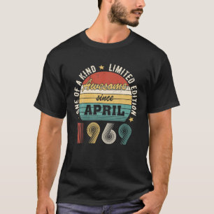 T-shirt Magnifique depuis avril 1969 - Joyeux anniversaire