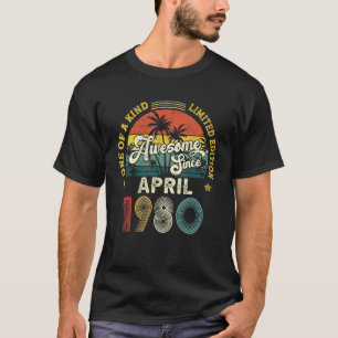 T-shirt Magnifique depuis avril 1980 Vintage 42ème anniver