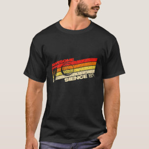 T-shirt Magnifique Depuis Best Of 1971 51E Vintage Retro G