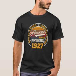 T-shirt Magnifique depuis décembre 1927 95e anniversaire 9
