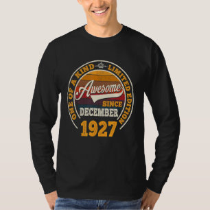T-shirt Magnifique depuis décembre 1927 95e anniversaire 9