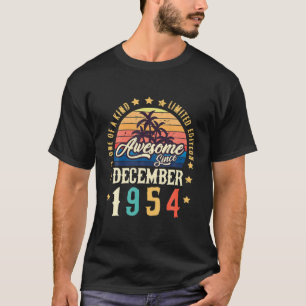 T-shirt Magnifique Depuis Décembre 1954 Vintage 67E Annive