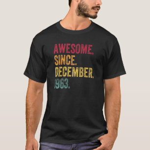T-shirt Magnifique depuis décembre 1963 59e anniversaire 5