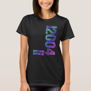 T-shirt Magnifique depuis décembre 2004 19e anniversaire N