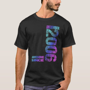 T-shirt Magnifique depuis décembre 2006 17e anniversaire N