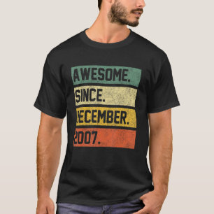 T-shirt Magnifique depuis décembre 2007 15e anniversaire 1