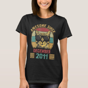 T-shirt Magnifique depuis décembre 2011 11e Anniversaire C
