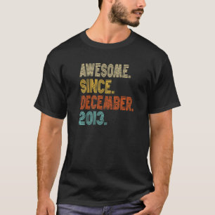 T-shirt Magnifique depuis décembre 2013 9e anniversaire 9 