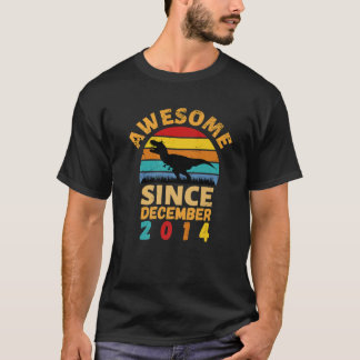 T-shirt Magnifique Depuis Décembre 2014 7E Anniversaire Vi