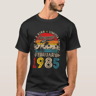 T-shirt Magnifique depuis février 1985 40 Ans 40ème Birt