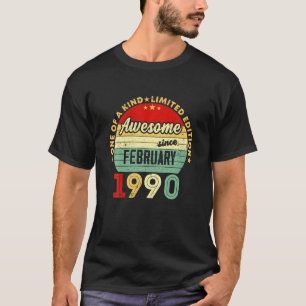 T-shirt Magnifique Depuis Février 1990 31E Anniversaire Te