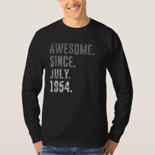 T-shirt Magnifique depuis juillet 1954 68e anniversaire Vi