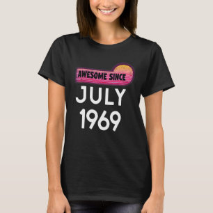 T-shirt Magnifique depuis juillet 1969 Anniversaire 1969 J