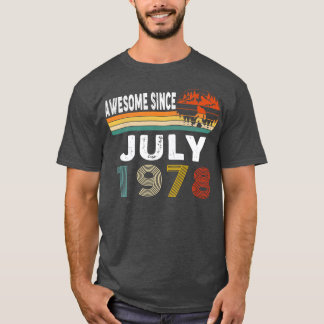 T-shirt Magnifique Depuis Juillet 1978