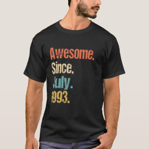T-shirt Magnifique depuis juillet 1993 29e anniversaire Vi
