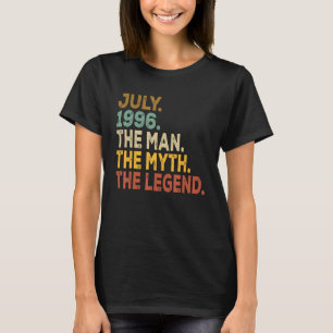 T-shirt Magnifique Depuis Juillet 1996 L'Homme Le Mythe La