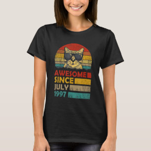 T-shirt Magnifique depuis juillet 1997 26e Anniversaire Ch